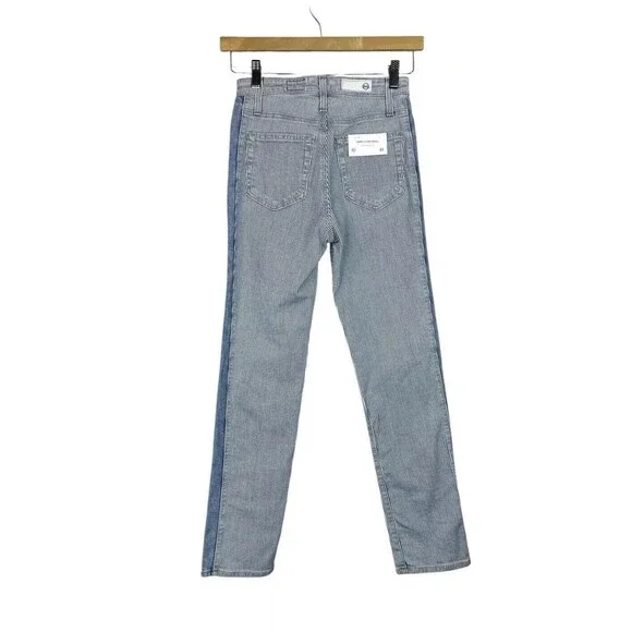 Adriano Goldschmied The Isabelle High Rise Straight Crop Jean Vort Stripped 25